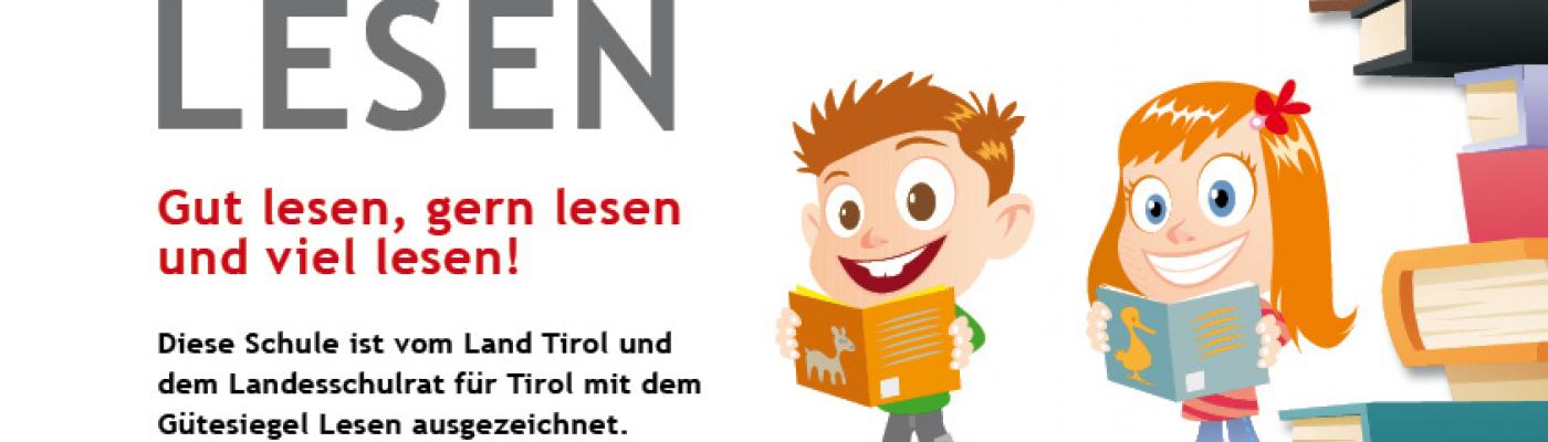 © Bildungsdirektion Tirol Gütesiegl Lesen